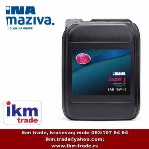 INA Super 5 15W40 10L – HD motorno ulje za dizel motore