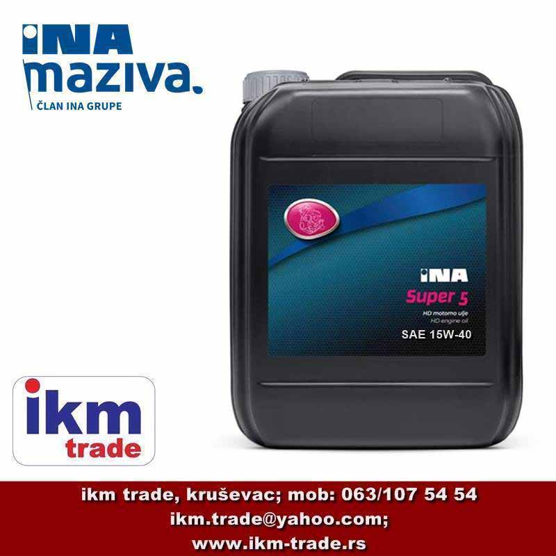INA Super 5 15W40 10L – HD motorno ulje za dizel motore
