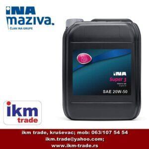 INA SUPER 3 20W50 10L - mineralno motorno ulje