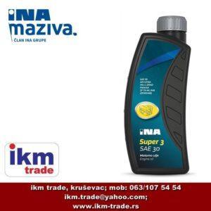 INA Super 3 SAE 30 1l - kvalitetno motorno ulje za dizel motore