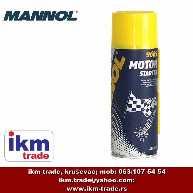 MANNOL Motor Starter Starthilfe Spray 450 ml Kaltstart Startpilot
