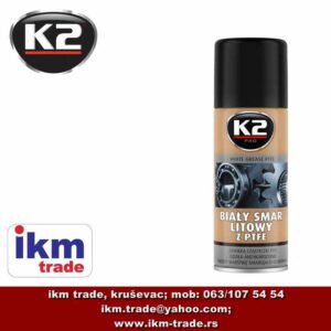 ikm-trade-k2-white-grease-PTFE-litijumska-bela-mast-sa-teflonom-400-ml