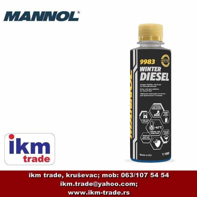 MANNOL  diesel anti gel 9983 ZIMSKI ADITIV ZA DIZEL GORIVO 250ml .