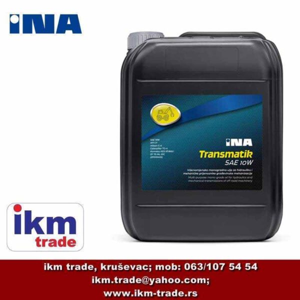 ikm-trade-ina-transmatic-10w-ulje-za-gradjevinsku-mehanizaciju-catepillar-i-komatsu-10l