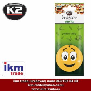 ikm-trade-k2-be-happy-green-tea-smile-car-air-freshener-osvezivac-automobila