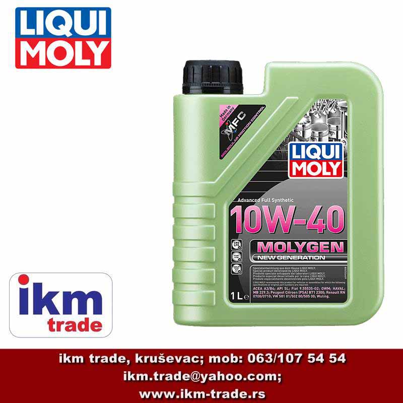 LIQUI MOLY Molygen New Generation 10W-40 motorno ulje 1L