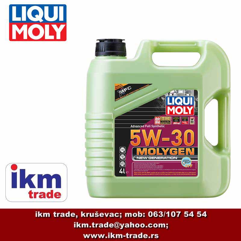 LIQUI MOLY Molygen New Generation 5W-30 DPF 21225 sintetičko ulje 4L