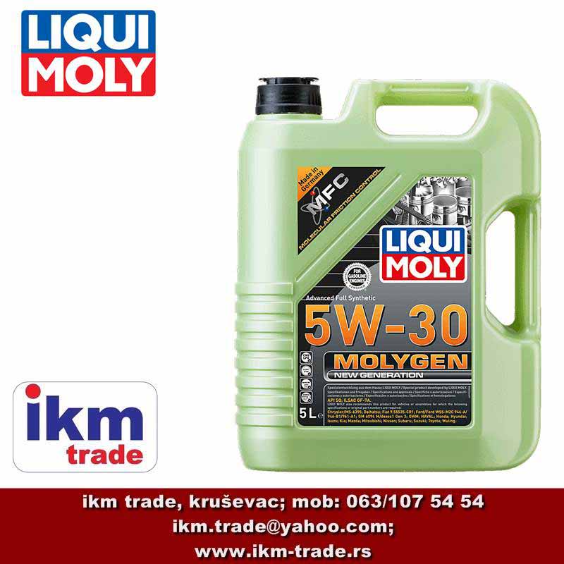 LIQUI MOLY Molygen New Generation 5W-30 motorno ulje 5l