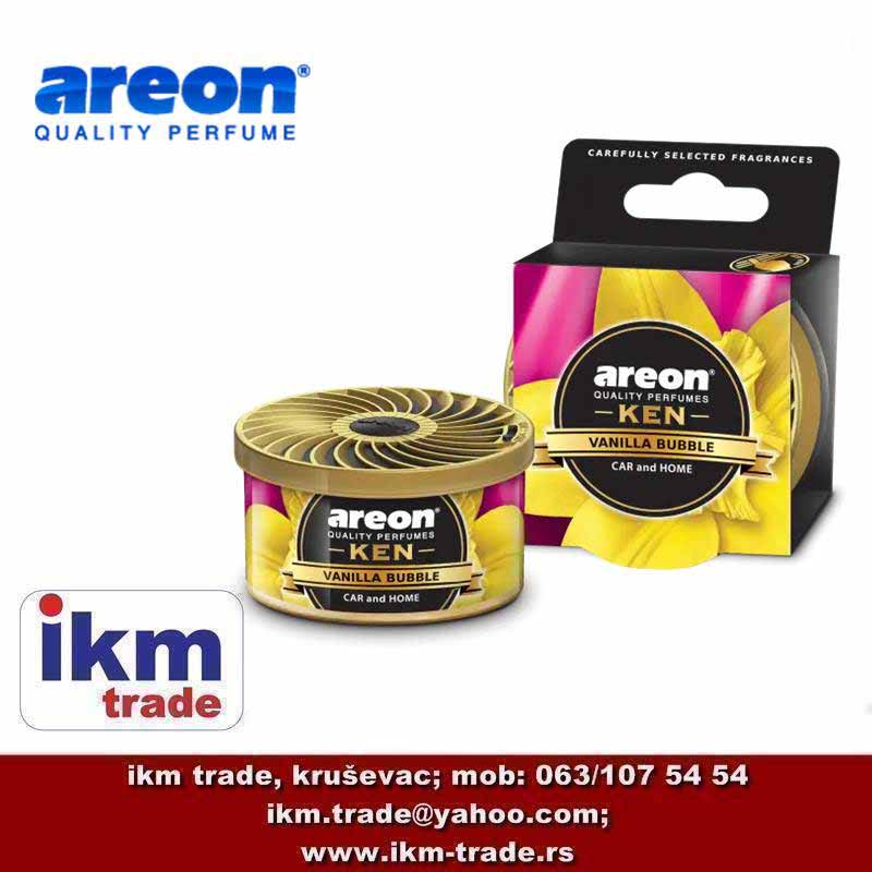 Areon Ken Vanilla Bubble mirisna konzerva osveživač sa mirisom vanile