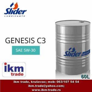 Slider Genesis C3 5W30 motorno ulje 60L