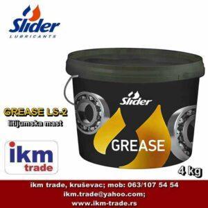 SLIDER GREASE LS-2 litijumska mast 4 kg – višenamenska mast za industrijsku i automobilsku primenu