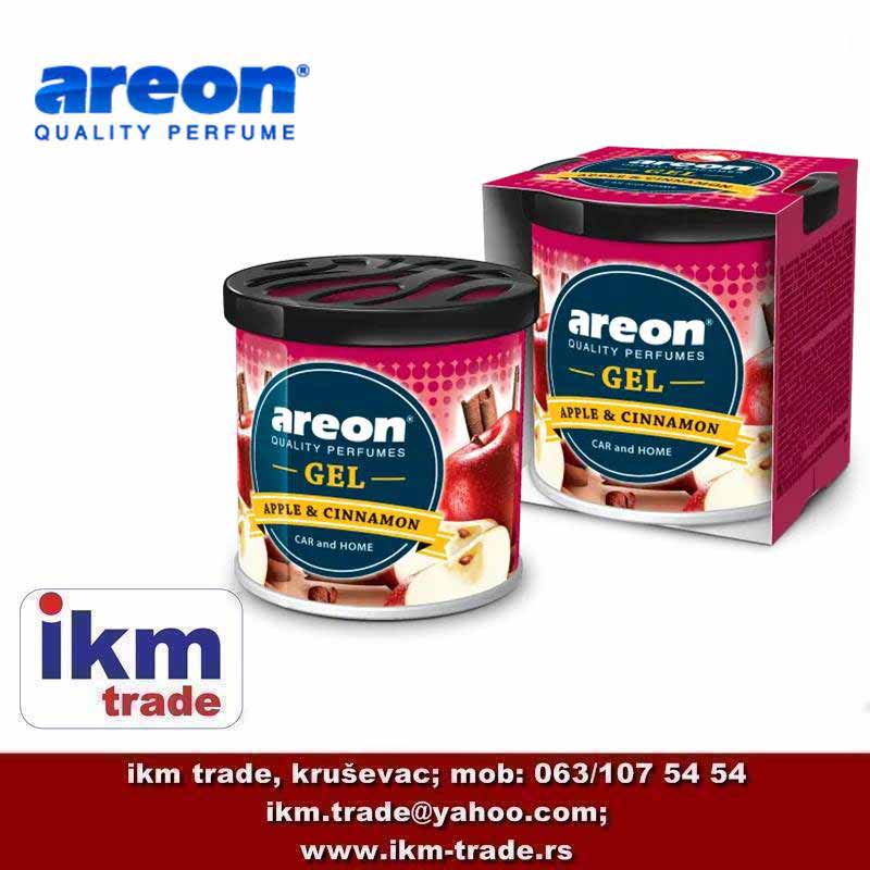 Areon Can Gel Apple & Cinnamon mirisna gel konzerva osveživač vazduha za auto i prostor