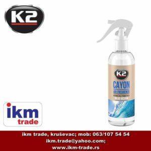 K2 Cayon Blue Ocean 250ml osveživač vazduha za auto i prostorije