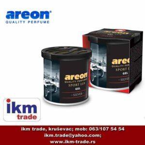 AREON Sport Lux Gel Silver mirisna konzerva sa elegantnim i svežim mirisom za automobil