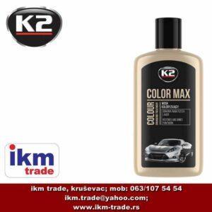 K2 COLOR MAX BLACK 250 ml crni vosak za obnovu automobilskog laka