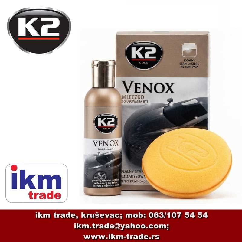 K2 VENOX pasta za uklanjanje ogrebotina sa sunđerom